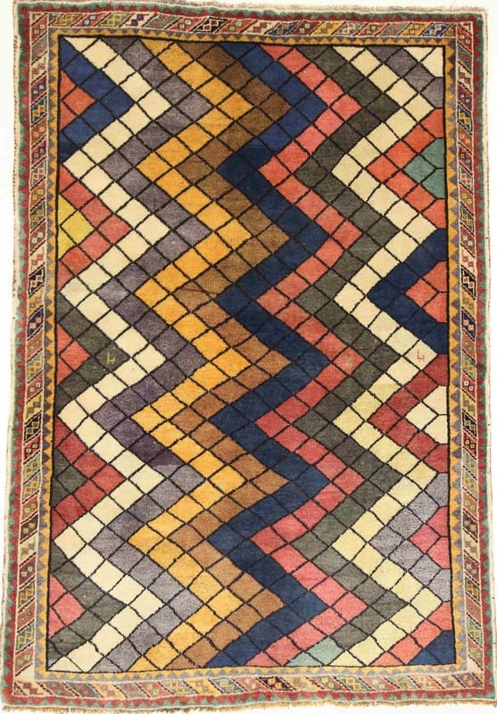 Ghashghai Teppich 188x123 cm, 160.000 Knoten/m², handgeknüpft, Perserteppich