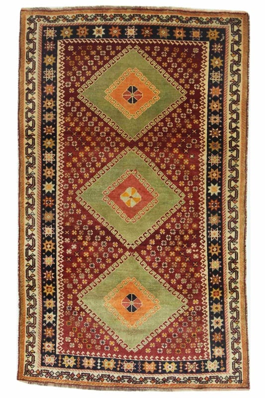 Ghashghai Teppich 218x129 cm, 160.000 Knoten/m², handgeknüpft