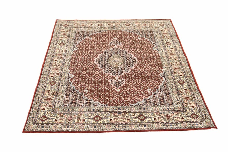 Moud-Teppich 251x166 cm – Handgeknüpft, Luxus aus Birdjand