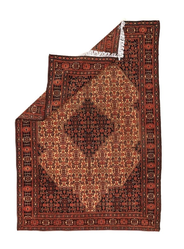 Antiker Senneh Teppich 192x132 cm – Handgeknüpft, Wolle, 1940