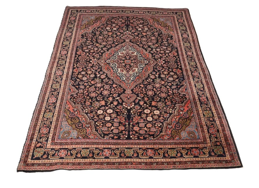 Antiker Jozan Malayer Teppich 210x140 cm – Handgeknüpft, Persien