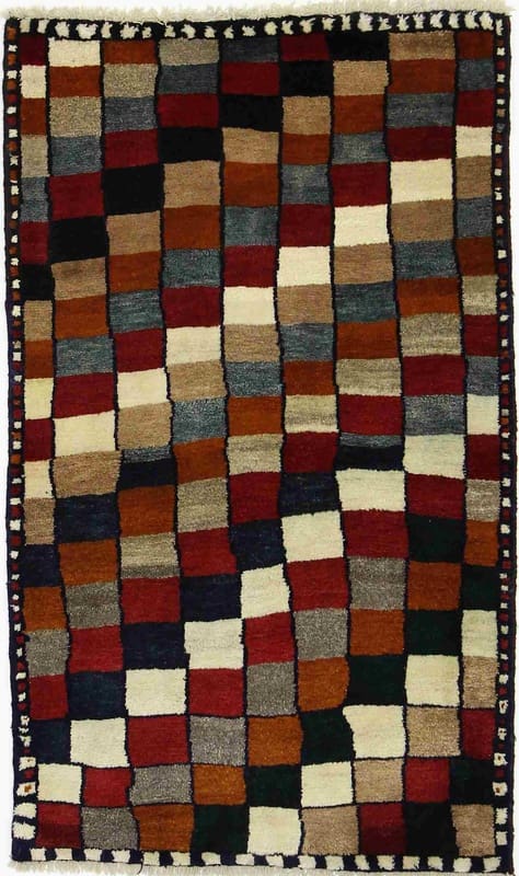 Ghashghai Teppich 148x90 cm – Handgeknüpft aus Schurwolle, Orientteppich