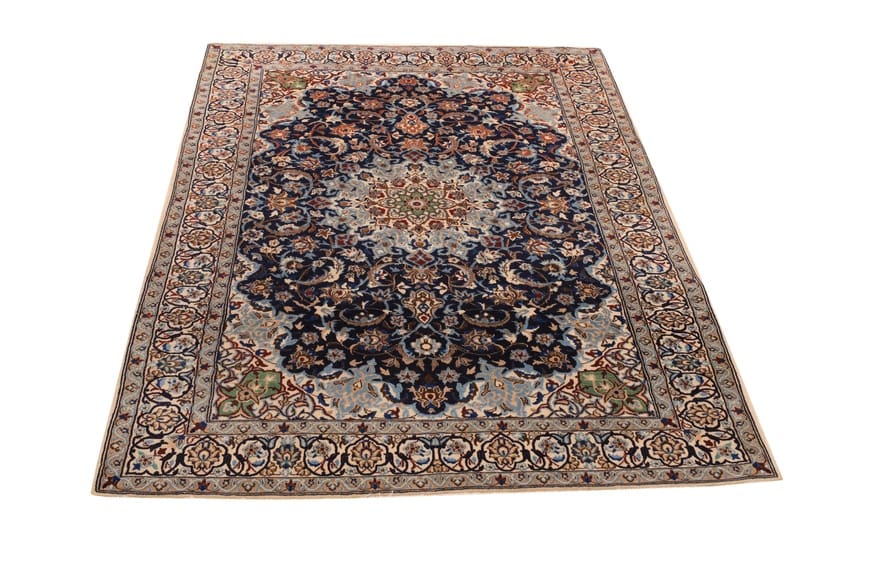 Nain Teppich 202x126 cm, 1.000.000 Knoten, handgeknüpft
