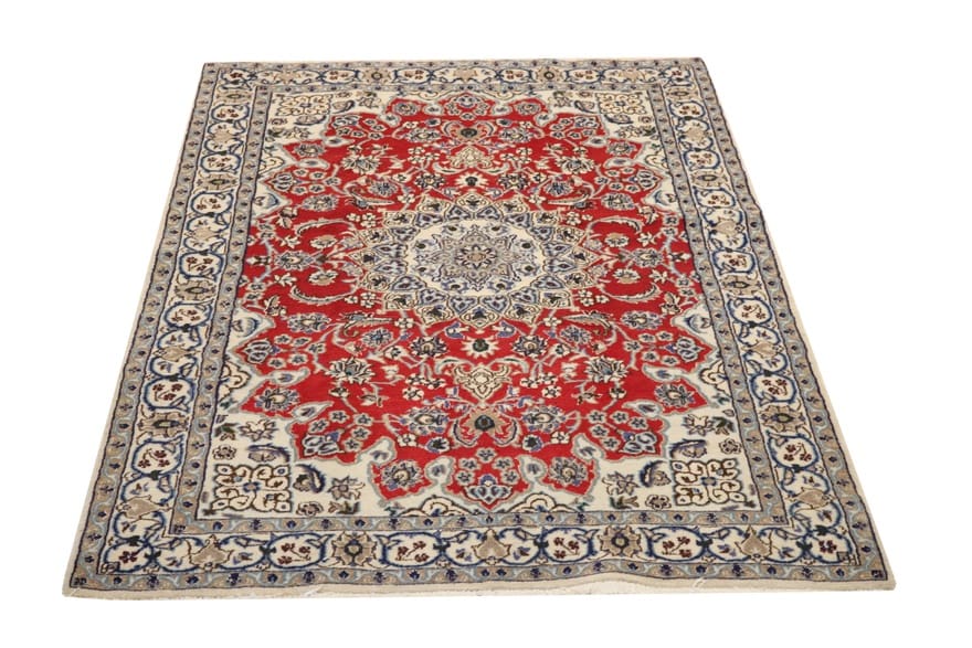 NAIN Teppich 200x126 cm, 1.000.000 Knoten, handgeknüpft