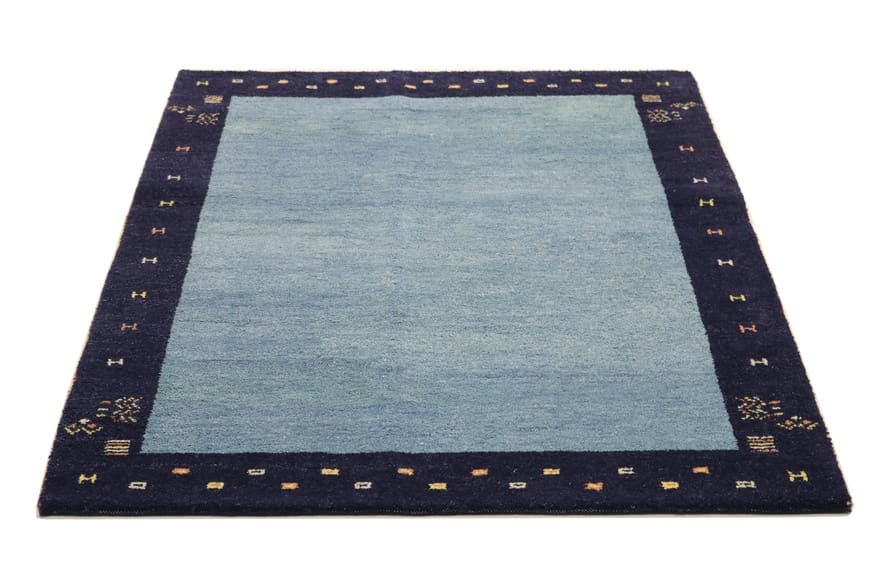 Gabbeh Teppich 202x141 cm – Handgeknüpft, Geometrisches Muster, Indisch