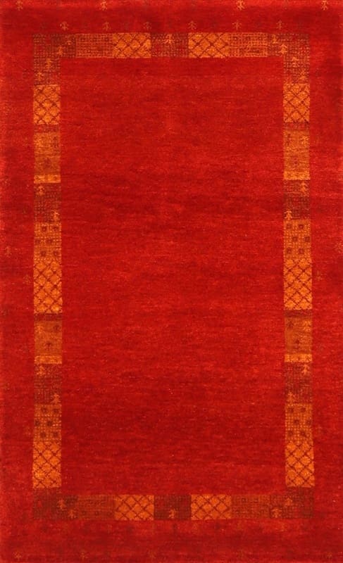 Loribaft Orientteppich 122x80 cm – rot, 200.000 Knoten, handgeknüpft