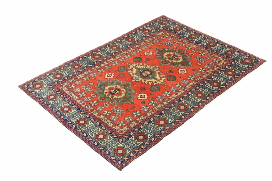 Eleganter Russ Teppich 183x132 cm – Kaukasus-Muster, handgeknüpft