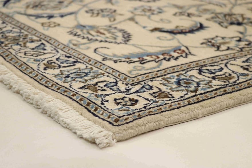 Exquisiter Nain-Teppich 200x120 cm, 200.000 Knoten, handgeknüpft