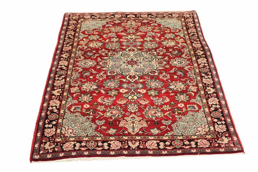 Sarough Orientteppich 220x133 cm – Antik, handgeknüpft
