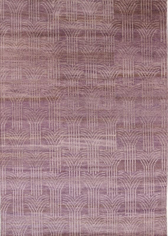 TeppichBazar Modern Ikat Teppich 236x167cm - handgeknüpft, einzigartig