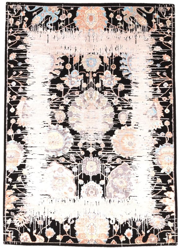 Orientteppich ModernLOTUS 189x124 - handgeknüpft, modernes Design