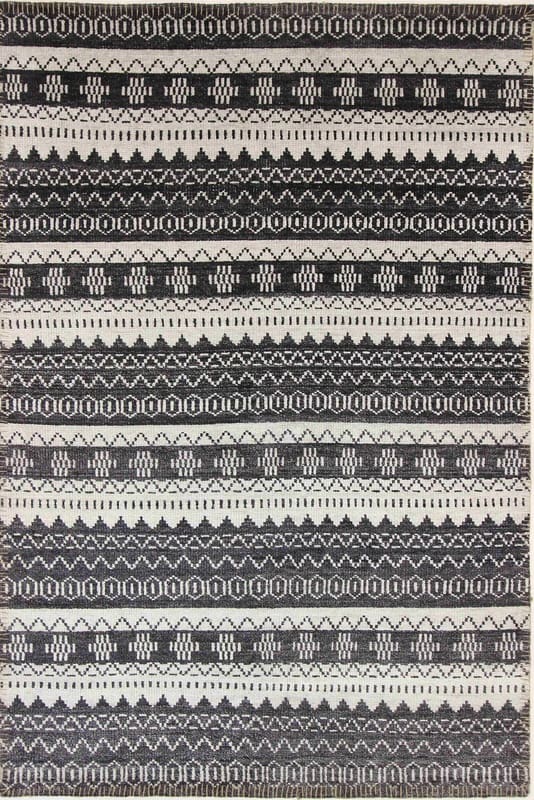 MODERN-IKAT Teppich 247x164 cm – Handgeknüpft, Orientteppich