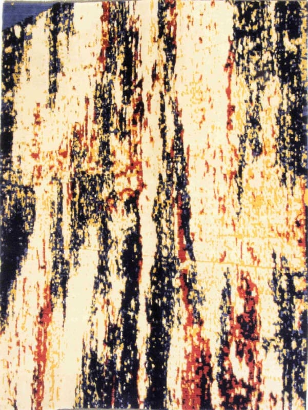 Moderner Orientteppich 220x167 cm, handgeknüpft, zeitloses Design