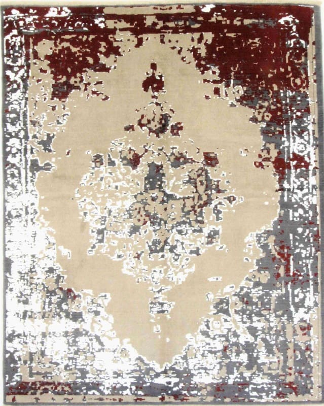 Moderner Orientteppich 237x191 cm – Handgeknüpft, zeitloses Design