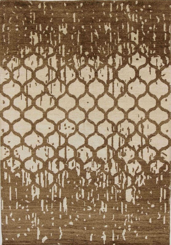 MODERN-IKAT Teppich 239x167 cm – Handgeknüpft, Orientteppich