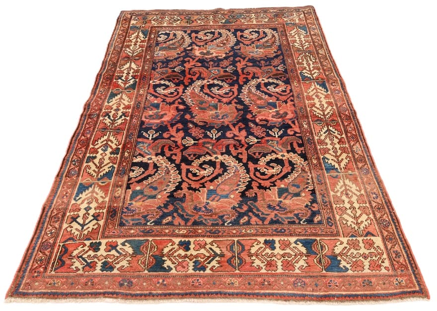 Antiker Malayer Teppich 190x131 cm – Über 90 Jahre handgeknüpft
