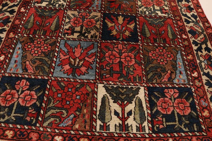 Bakhtiar Orientteppich 193x128 cm – Handgeknüpft, Wolle, Unikat