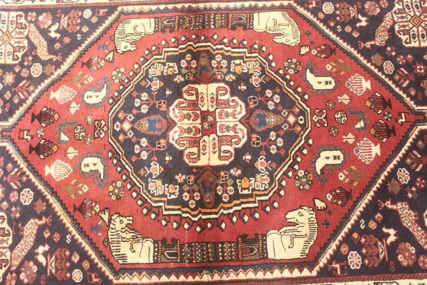Ghashghai Teppich 179x118 cm, 200.000 Knoten/m², handgeknüpft