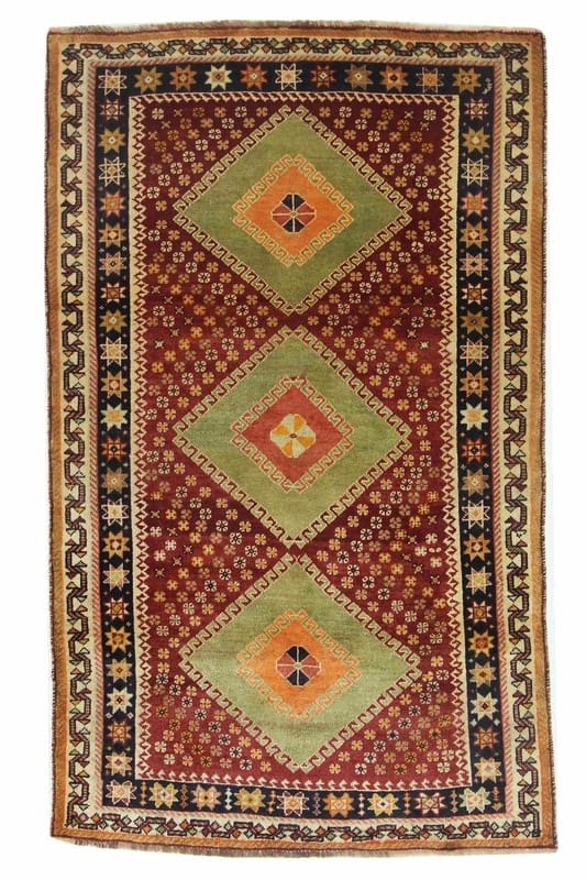 Ghashghai Teppich 218x129 cm, 160.000 Knoten/m², handgeknüpft