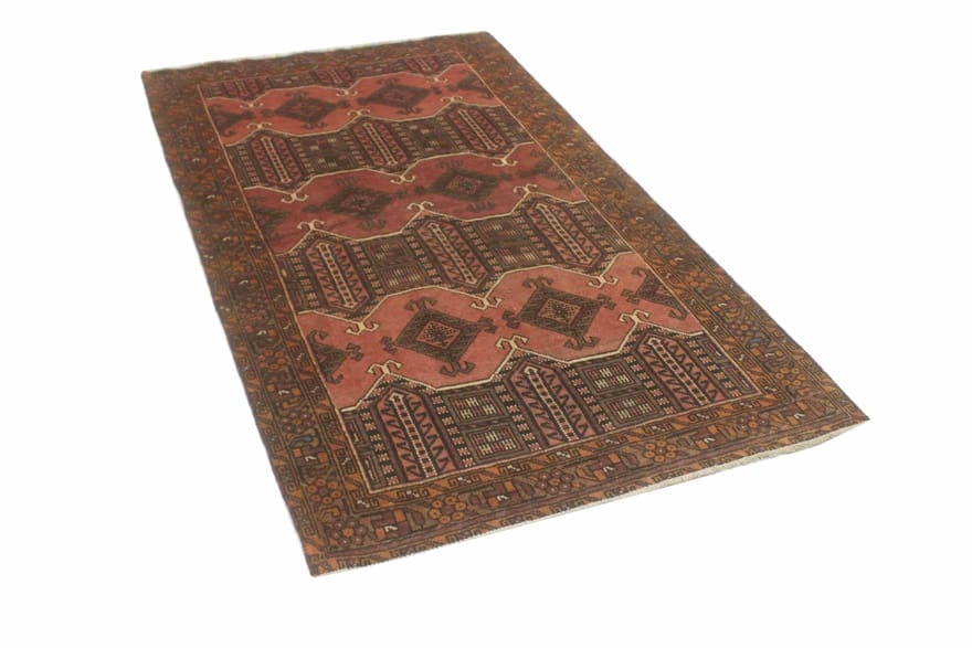 Belutsch Orientteppich 216x120 cm – handgeknüpft aus Wolle