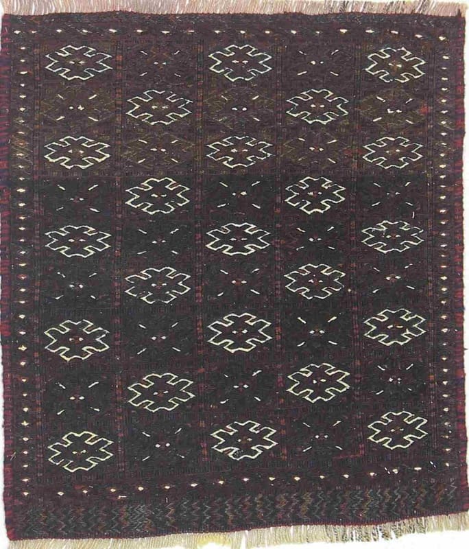 Kelim Teppich 71x60 cm aus Marokko - handgewebt, traditionell