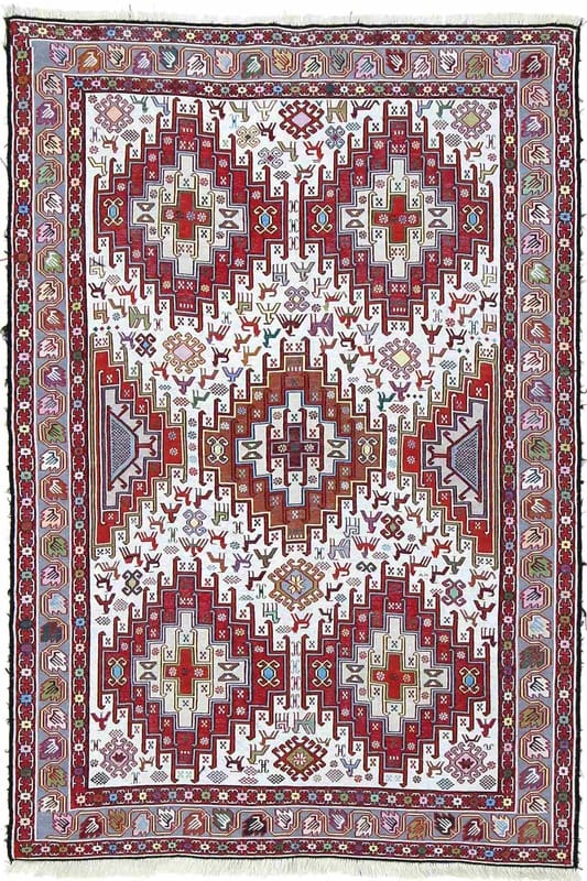 Kelim Silk Teppich 144x99 cm – Tradition aus dem Orient, handgewebt