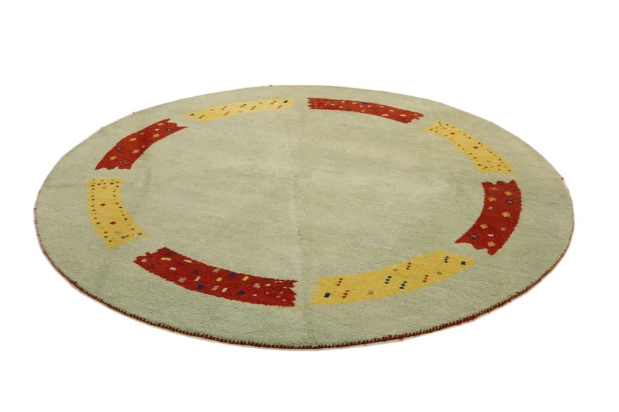 Gabbeh Teppich 252x251 cm – Geometrische Muster, handgeknüpft