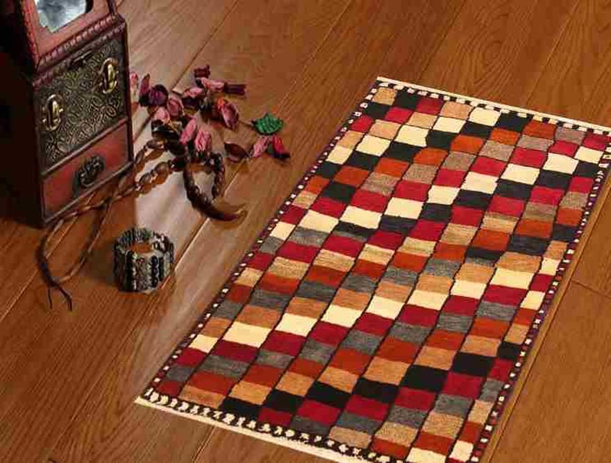 Ghashghai Teppich 148x90 cm – Handgeknüpft aus Schurwolle, Orientteppich