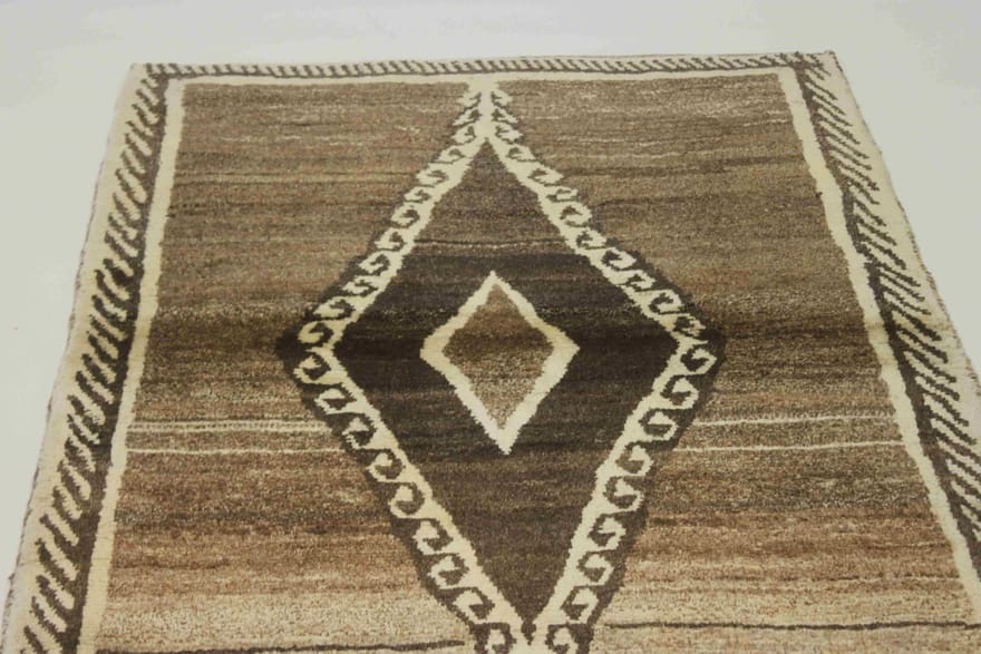 Gabbeh Teppich 166x108 cm - Geometrisch, handgeknüpft, Iran