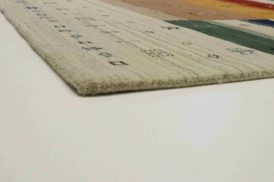 Loribaf Teppich 357x254 cm, robust & strapazierfähig, handgeknüpft