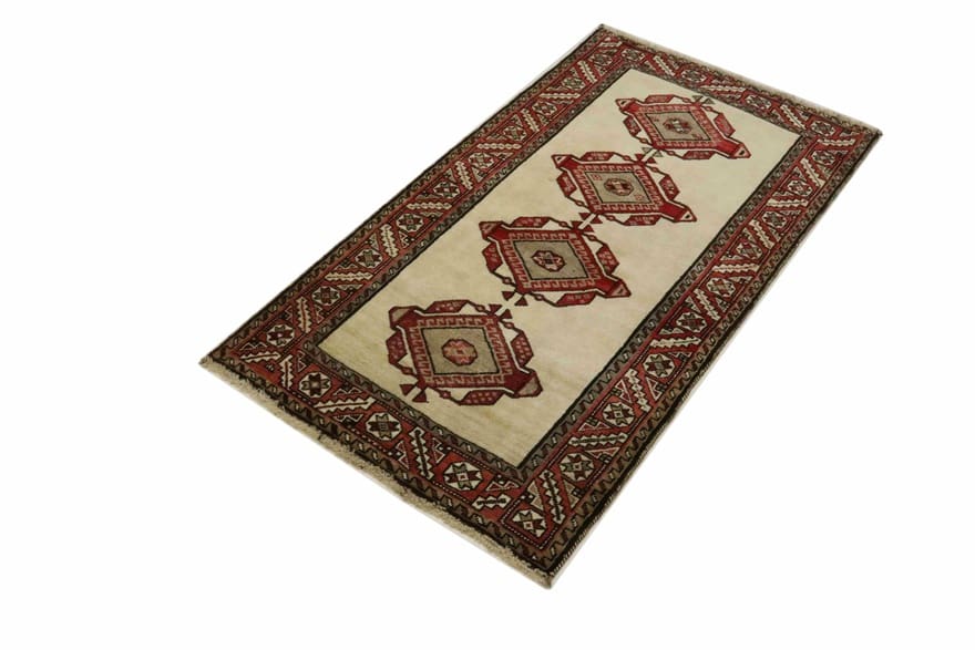Ghashghai Teppich 196x105 cm, handgeknüpft, feinster Iranischer Stil