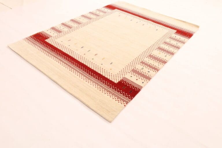 LORIBAF Orientteppich 244x173 cm – Handgeknüpft, Weich & Modern