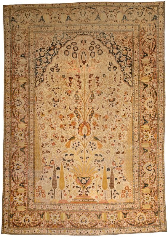 Täbriz Haji Jaili alt 284 x 411cm, handgeknüpft, Perserteppich