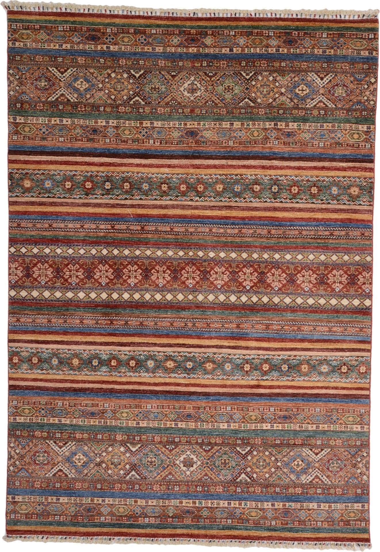 Samarkand Orientteppich 205 x 291 cm - Handgeknüpft, Wolle