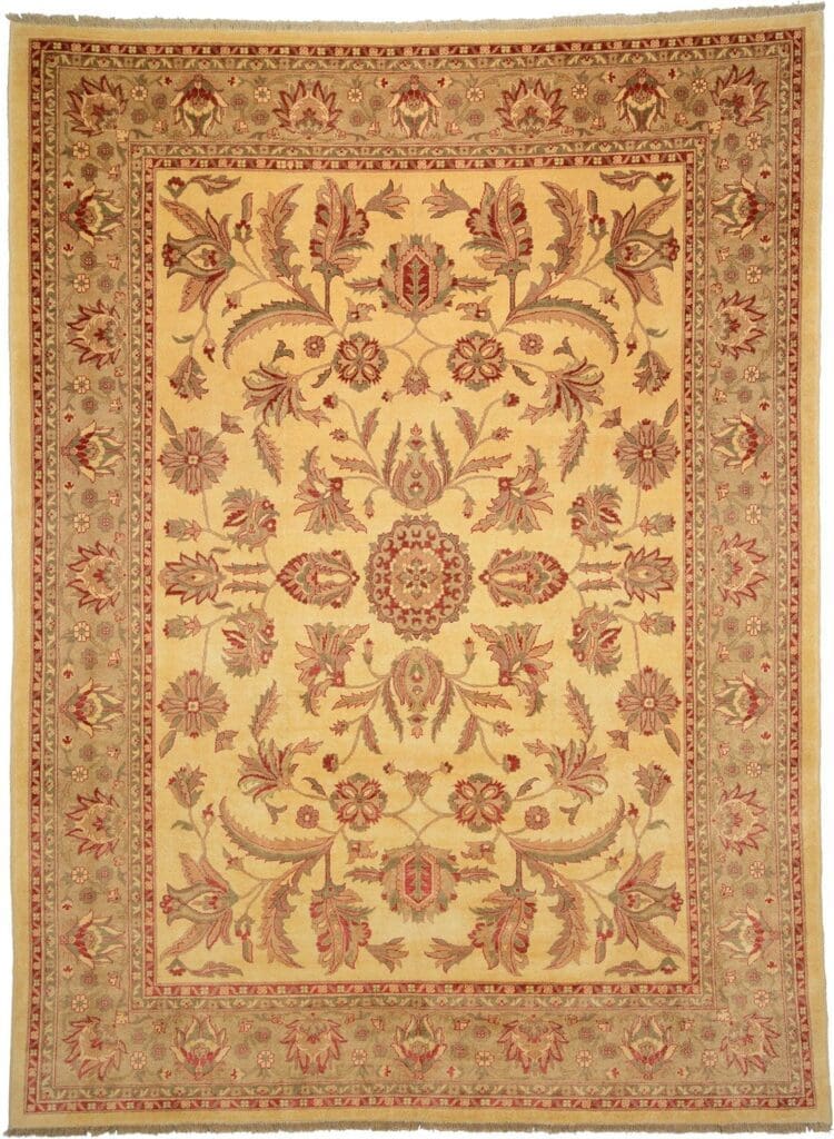 Ziegler Farahan Teppich 268 x 363 cm, handgeknüpft, Orientteppich H1