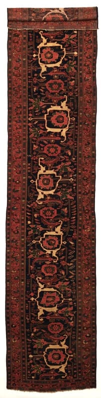 Antiker Bidjar Teppich 552x116 cm – Persischer Läufer, handgeknüpft
