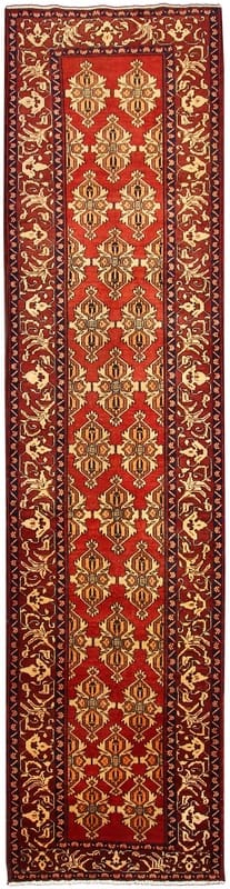 ARDEBIL Orientteppich 442x110 cm, Kaukasus-Muster, handgeknüpft