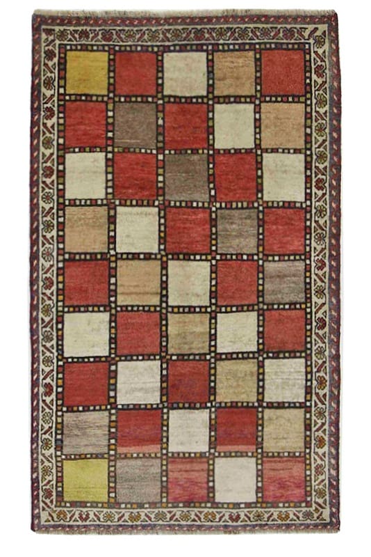 Antiker Ghashghai Teppich 186x111 cm, 160.000 Knoten – handgeknüpft