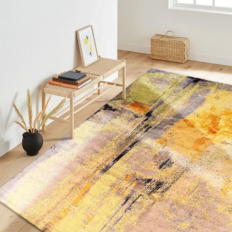 Orientteppich Modern Lotus 359x250 cm – Skandinavischer Stil, handgeknüpft