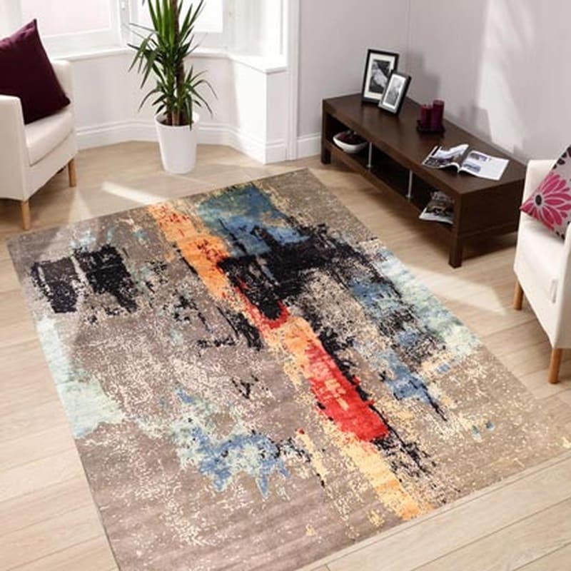 Moderner Orientteppich 307x251 cm – Handgeknüpft, zeitloses Design