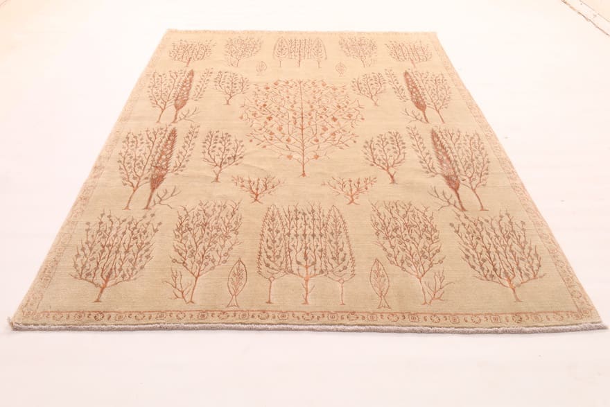 Moderner Orientteppich 298x204 cm - Handgeknüpft, zeitloses Design