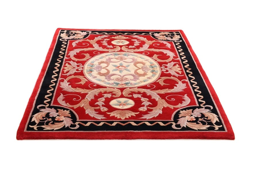 Handgefertigter Orientteppich 198x144 cm mit traditionellem Muster