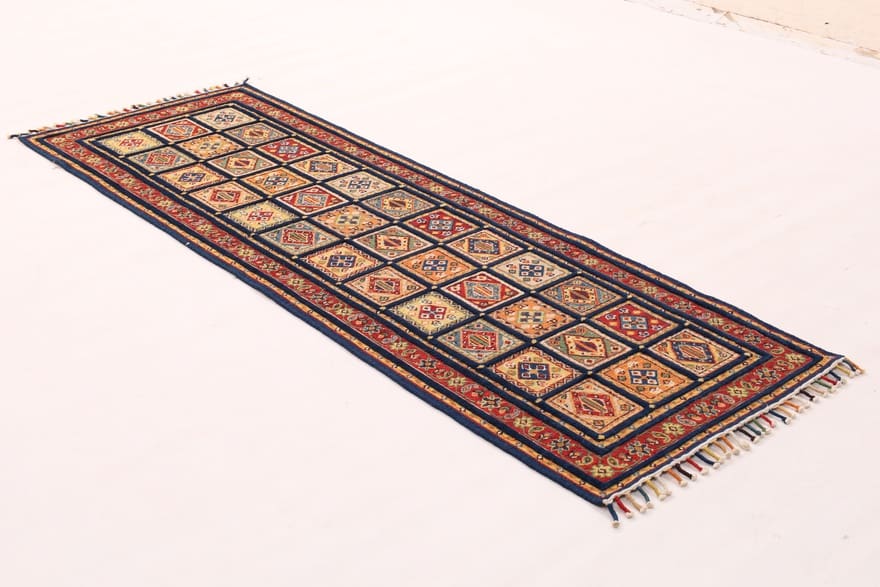 NIMBAFT Orientteppich 244x83 cm - Handgeknüpft, hohe Qualität
