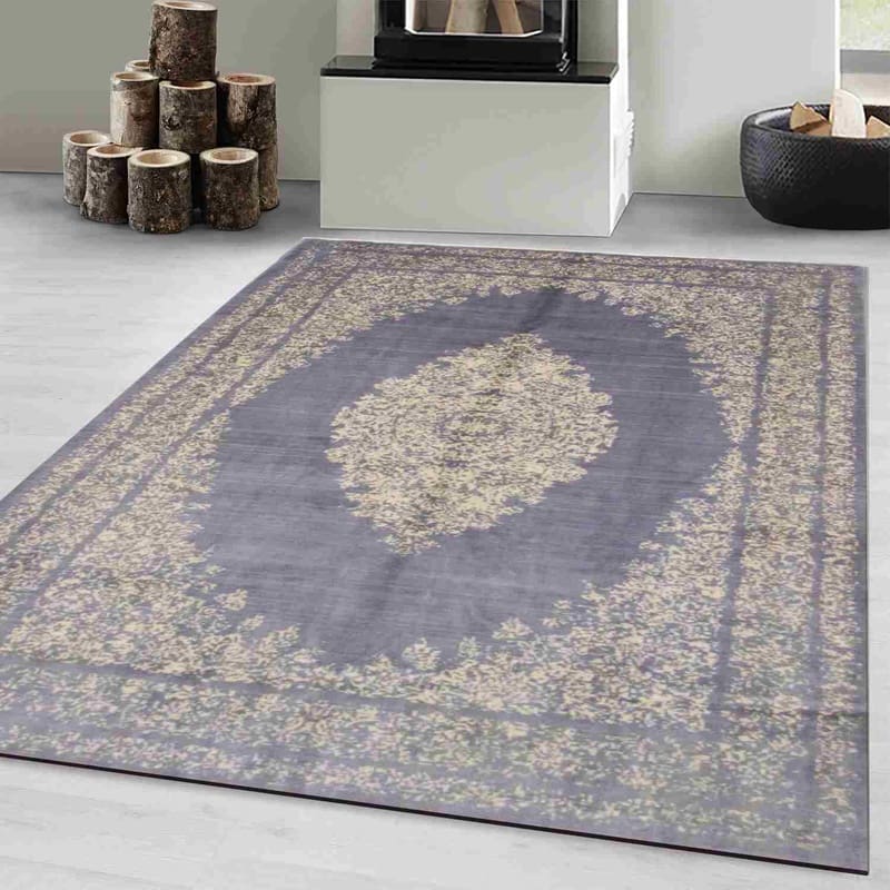 Moderner Orientteppich 302x201 cm, handgeknüpft, zeitloses Design
