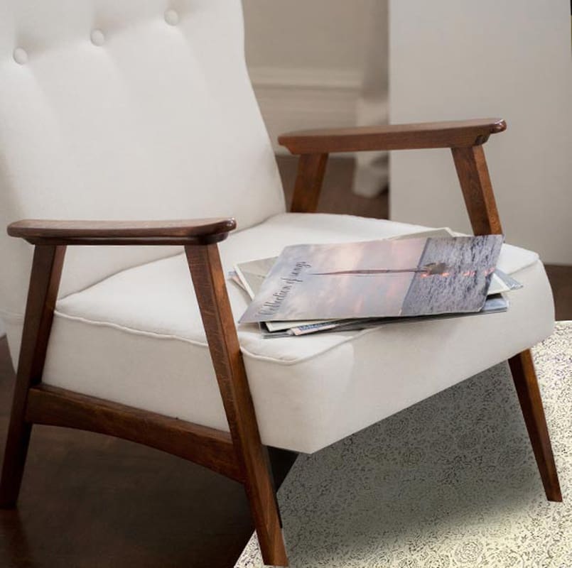 MODERN Lotus Orientteppich 309x245 cm – handgeknüpft, orientalisches Design