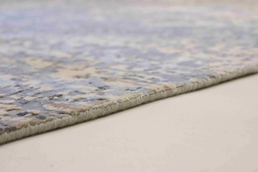 Modern Lotus Teppich 375x277 cm handgeknüpft