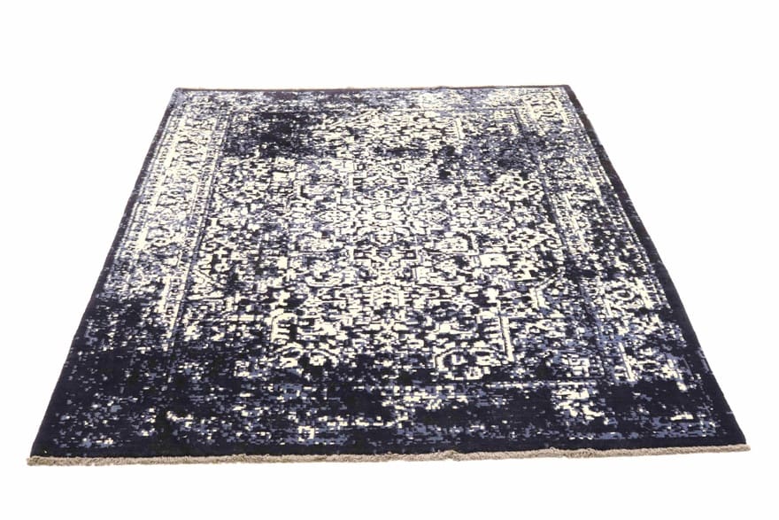 Moderner Orientteppich 300x205 cm - Handgeknüpft, buntes Design