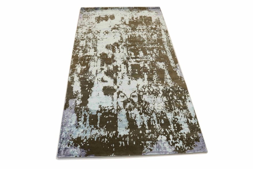 Modern Lotus Carpet 278x134 – Handgeknüpfter Orientteppich