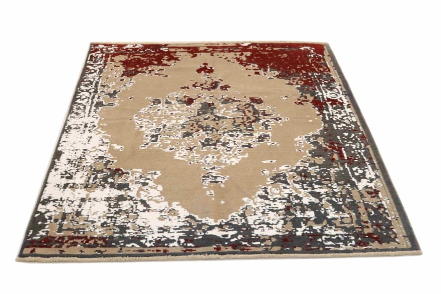 Moderner Orientteppich 237x191 cm – Handgeknüpft, zeitloses Design