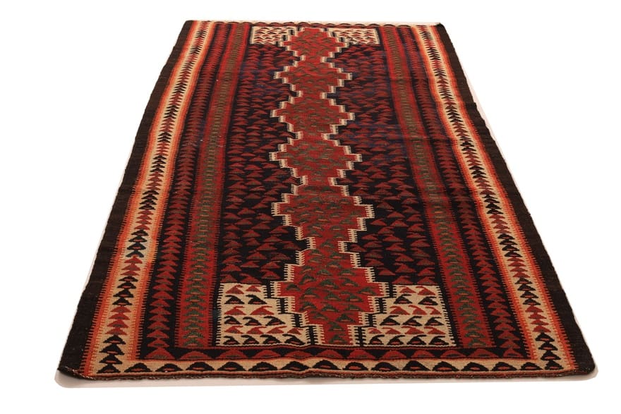 Kelim Teppich 285x149 cm - Traditionell, handgewebt, bunt